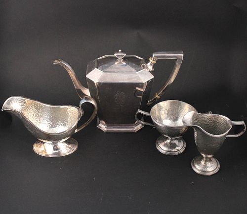 Gorham Sterling Silver Faceted Teapot