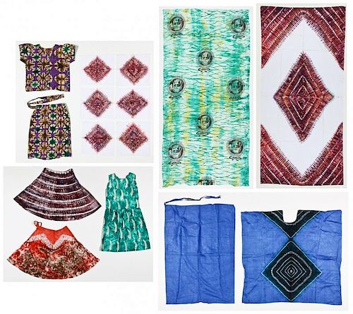 Vintage African Tie Dye Textiles