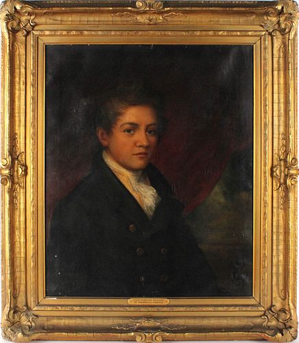 Oil on Canvas, Portrait of John Gardiner Brainard