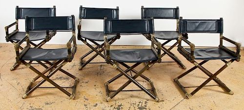 Suite of Vintage McGuire Director's Chairs