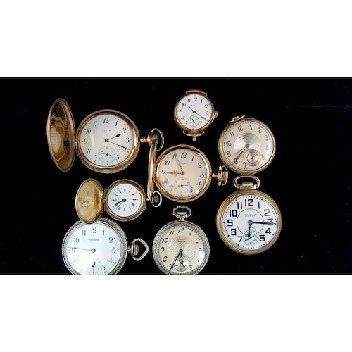 Elgin and Waltham Pocket Watches PLUS