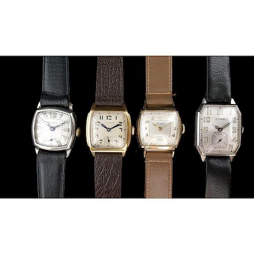Cyma, Buren, Illinois and Hialeah Wrist Watches