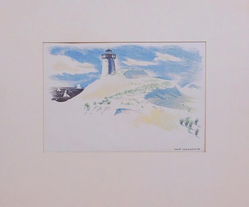 Louis Lozowick : Lighthouse