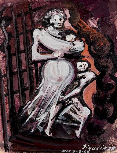 * David Alfaro Siqueiros, (Mexican, 1896-1974), Mother and Child