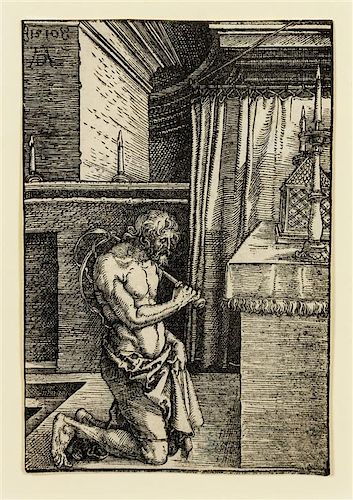 Albrecht Durer, (German, 1471–1528), King David doing Penance, 1510