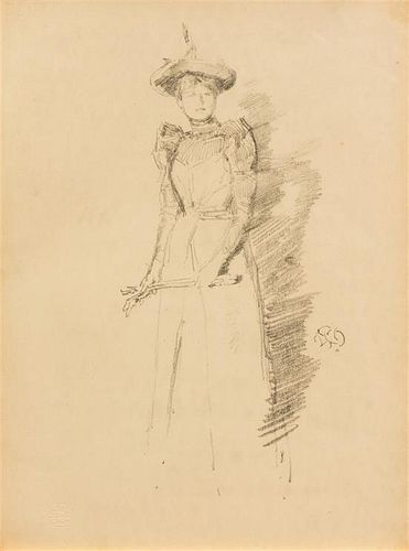 James Abbott McNeill Whistler, (American, 1834-1903), Gants de Suede, 1890