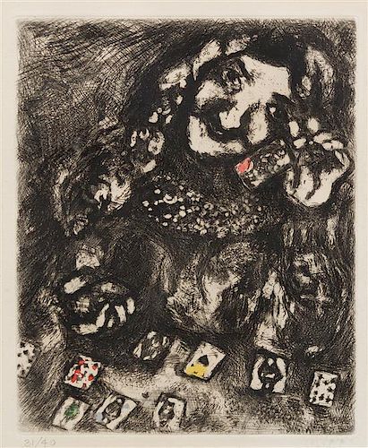 Marc Chagall, (French/Russian, 1887–1985), Les Devineresses (from Les Fables de la Fontaine), 1927-30