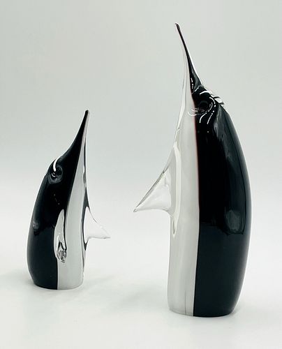 Penguin Murano Sculptures by Licio Zanetti