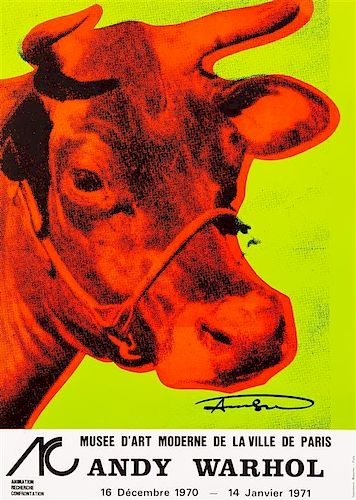 Andy Warhol, (American, 1928-1987), Musee Art Moderne de la Ville de Paris, 1970-71