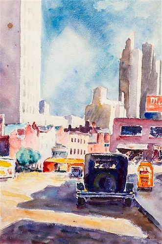Tunis Ponsen, (American, 1891–1968), Michigan Avenue