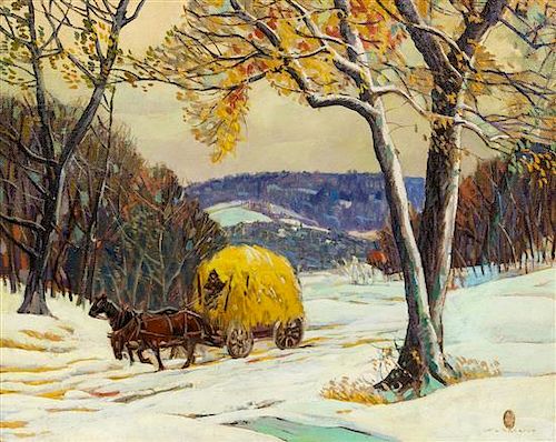 Carl Rudolph Krafft, (American, 1884 - 1938), Abounding in Snow