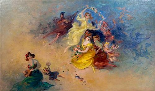 Jules Cheret, (French, 1836–1932), Dancers