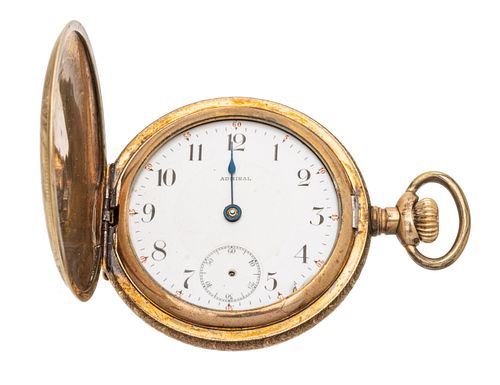 Admiral Gold Filled Pocket Watch #1175817 C. 1900