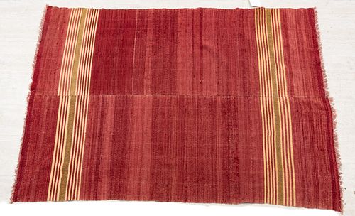 Rio Grande New Mexico, Flatwoven Wool Textile W 4' 5'' L 6' 3''