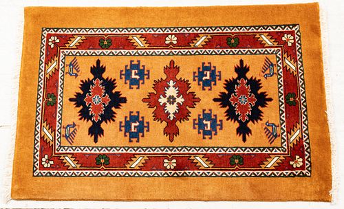 Persian Tabriz Handwoven Wool Rug, C. 2000, W 2' 3'' L 3' 5''