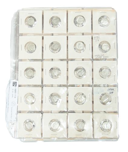Kennedy MirrorLike Coins Embossed 1968- Silver/clad