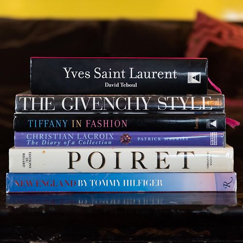Group of Eight Books on Fashion Design