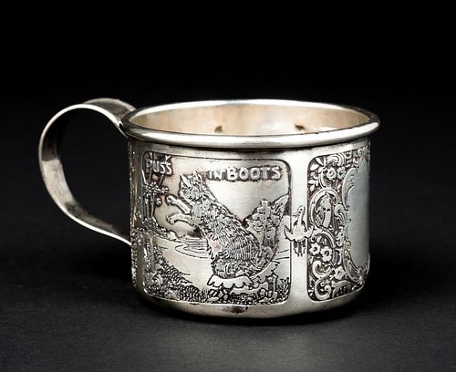 Sterling Silver Nursery Rhyme Child's Cup