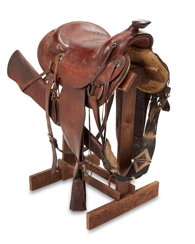A Hereford saddle fromc 26 Bar Ranch