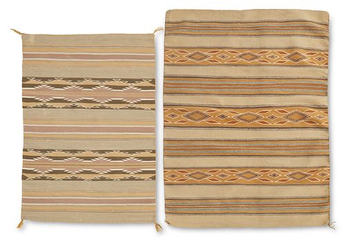 Two Navajo Chinle blankets