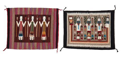 A pair of Navajo mats