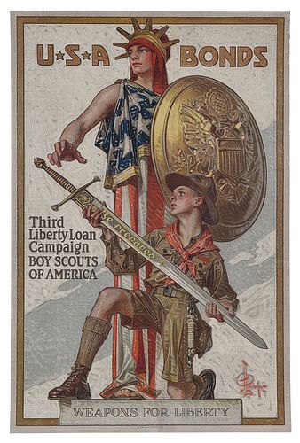 Poster, USA Bonds/Boy Scouts of America, J.C. Leyendecker