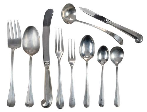 Stieff Williamsburg Sterling Flatware, Service for 12 and Serving Pieces