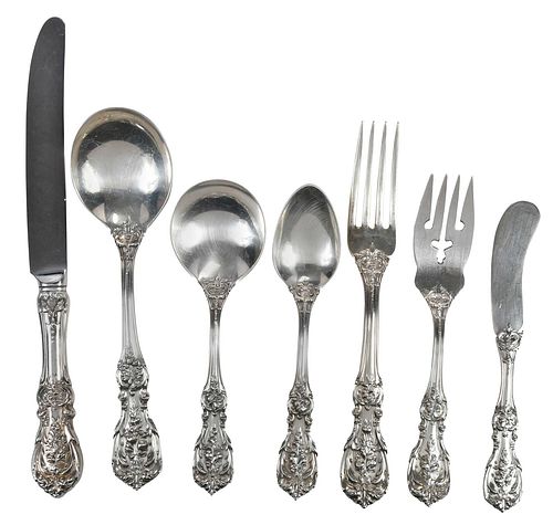 Reed & Barton Francis I Sterling Flatware, Service for 12 with Serving Pieces