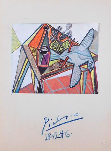Style of Pablo Picasso: Still Life (Dove)