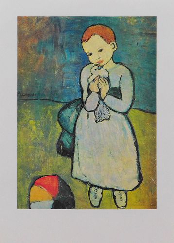 Pablo Picasso:  L'enfant au pigeon