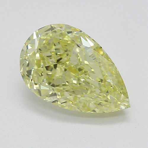 1.01 ct, Natural Fancy Yellow Even Color, IF, Pear cut Diamond (GIA Graded), Appraised Value: $20,400 