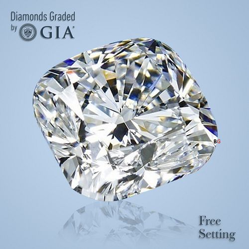 NO-RESERVE LOT: 1.71 ct, F/IF, Cushion cut GIA Graded Diamond. Appraised Value: $55,100 
