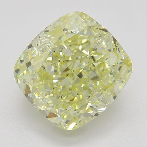 2.41 ct, Natural Fancy Yellow Even Color, VS1, Cushion cut Diamond (GIA Graded), Appraised Value: $58,400 