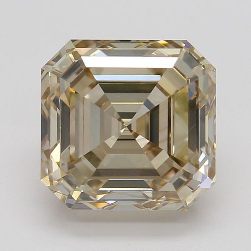 2.04 ct, Natural Fancy Light Brown Even Color, VS1, Square Emerald cut Diamond (GIA Graded), Appraised Value: $20,600 