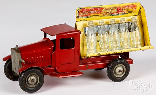 Metalcraft pressed steel Coca-Cola delivery truck