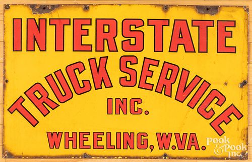 Interstate Trucking Service, Wheeling, W. VA. sign