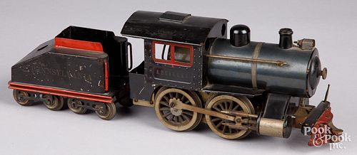 Lionel standard gauge train locomotive and tender