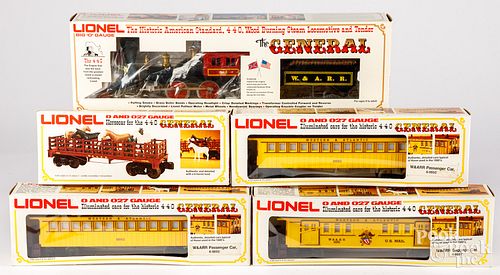 Lionel five piece General train set