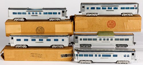 American Model toys New York Central train cars