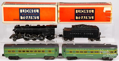 Lionel #224e locomotive and #2224t tender, etc.