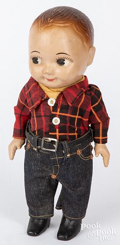 Hard plastic Buddy Lee doll