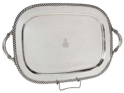 Reed and Barton Sterling Silver Two Handled Tray 
