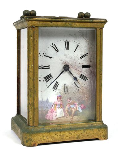 ANNIE OAKLEY, Engraved Carriage Clock