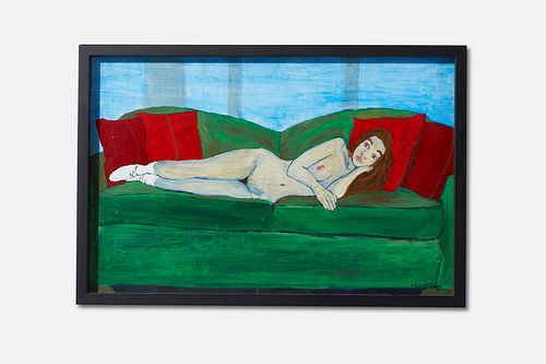 Ed Templeton, 'Naked Woman on a Sofa'