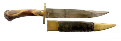 Historic Chevalier Bowie Knife Presented by Rezin Bowie.