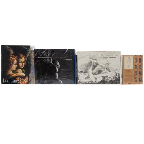 Libros sobre Diego Rivera, Toledo, Vlady y Jorge Marín. Vlady Libreta de Apuntes / Diego Rivera Epopeya Mural. Piezas: 8.