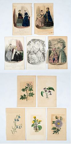 1840's Hand Colored Lithographs