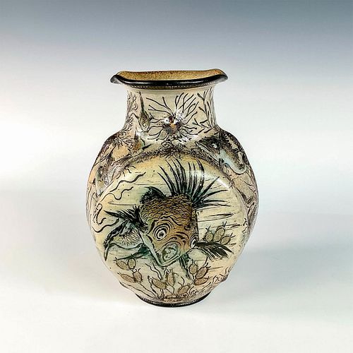 Martin Brothers Stoneware Grotesque Fish Vase
