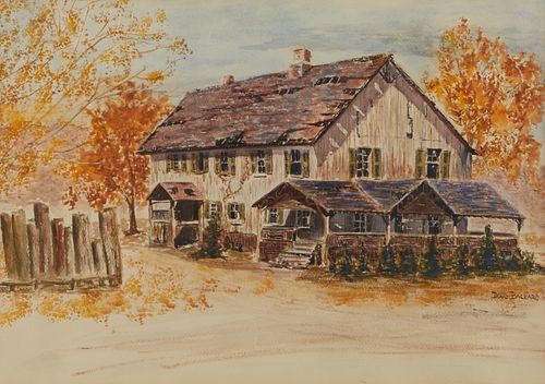 Doug Ballard "Old Grand Hotel" Watercolor
