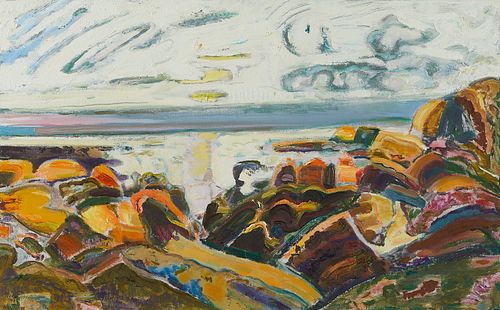 Bernard Chaet "Broken Sky I" Painting 1998-2000